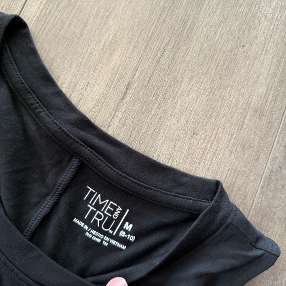 New Time & True Black Sleeveless Swing Dress - Picture 3 of 5